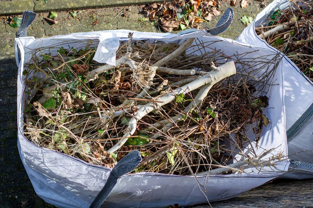 Garden Bags filled with green waste